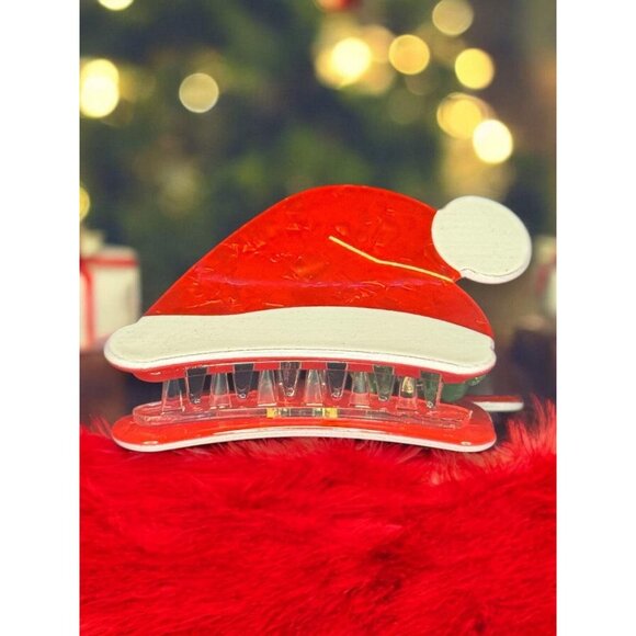 SANTA HAT CLAW CLIP - Picture 4 of 7